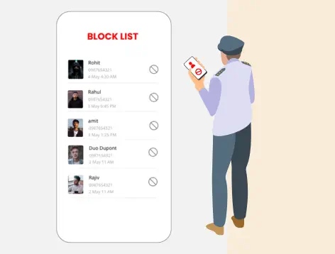 Block list visitors image