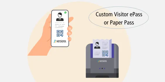 Custom Visitor Slips as ePass Image