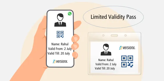Limited Validity Visitor Pass Image